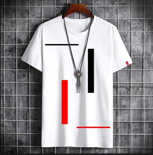 Striped Half Sleeve T-Shirt for Men