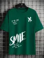Smile X printed T shirts For Men/boys Summer Collection High Quality by zayrox fiterz