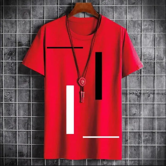 Striped Half Sleeve T-Shirt for Men