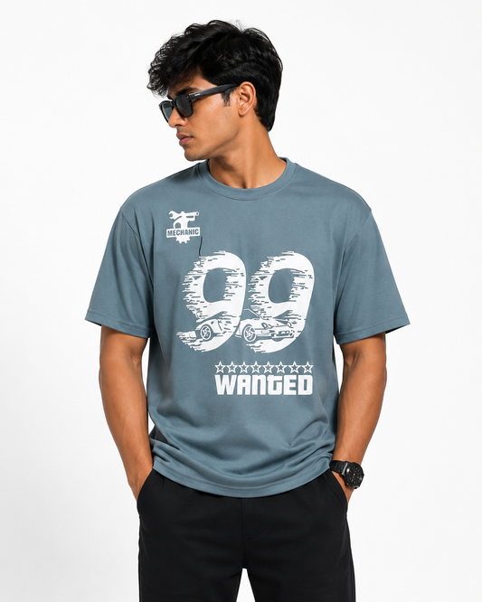 ZAYROX FITERz Boys Aesthetic Oversized Shirt — Navy Blue