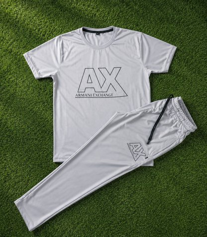 ZAYROX White Tracksuit | Premium Athletic Wear for Men